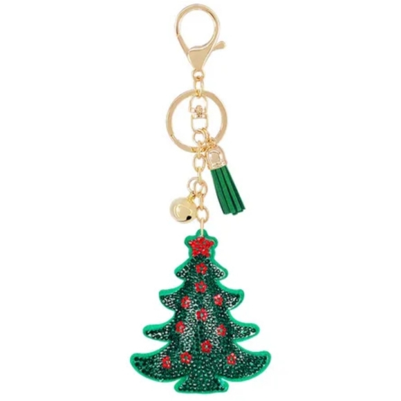 Accessories Rhinestone Christmas Tree Keychain Poshmark